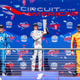 From left: Josef Newgarden, Colton Herta and Ryan Hunter-Reay.